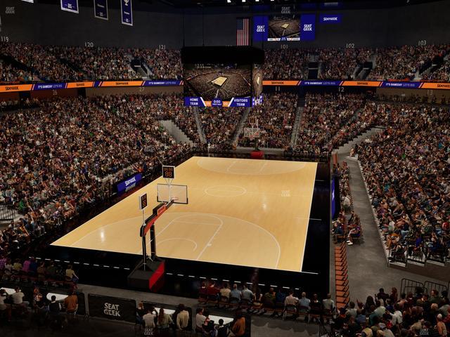 Mohegan Sun Arena - Section 111 Seat View