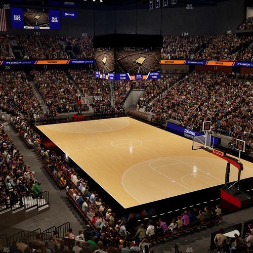 Mohegan Sun Arena - Section 114 Seat View