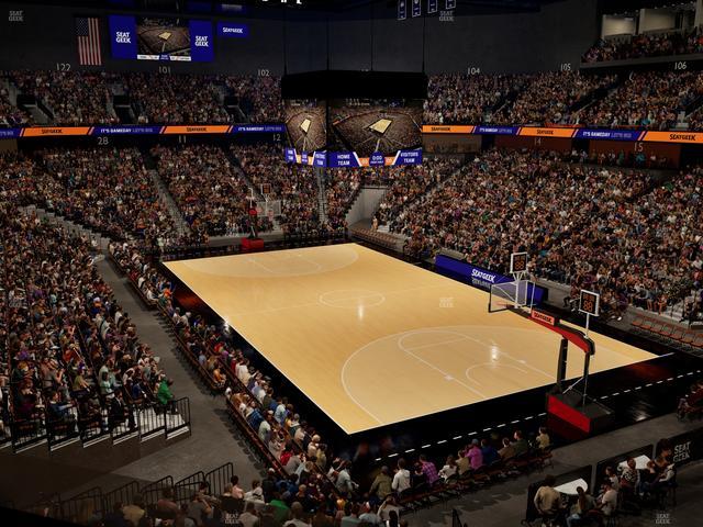 Mohegan Sun Arena - Section 114 Seat View