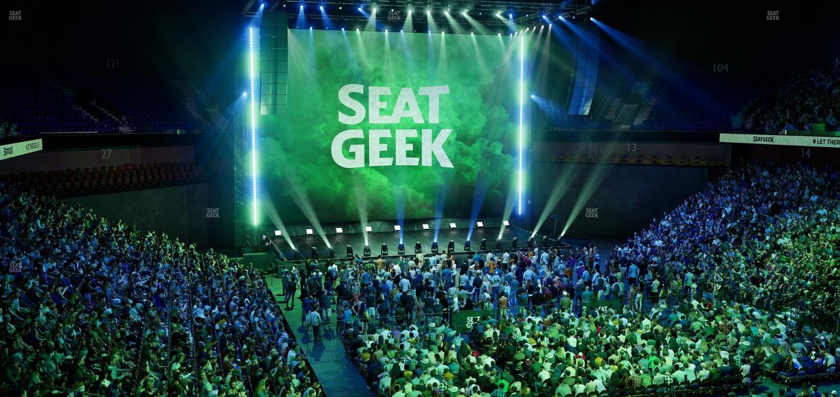 Mohegan Sun Arena - Section 114 Seat View