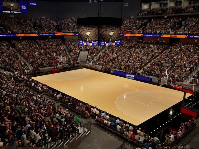 Mohegan Sun Arena - Section 115 Seat View