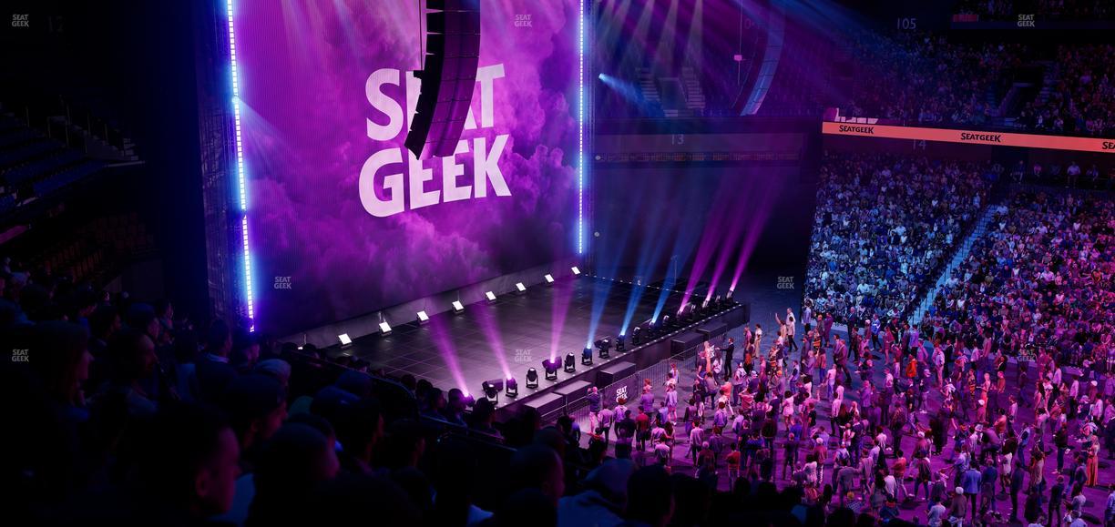 Mohegan Sun Arena - Section 117 Seat View