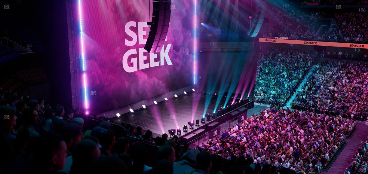 Mohegan Sun Arena - Section 117 Seat View