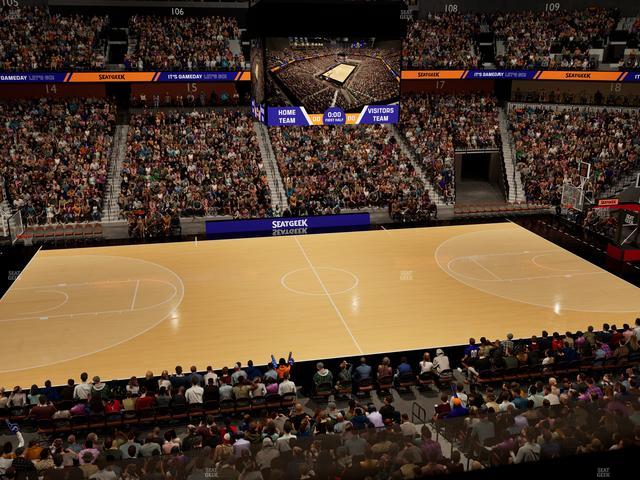 Mohegan Sun Arena - Section 118 Seat View