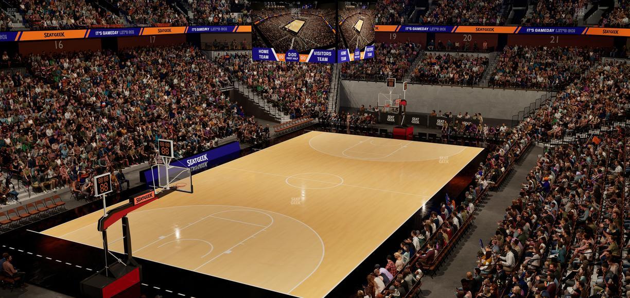 Mohegan Sun Arena - Section 121 Seat View