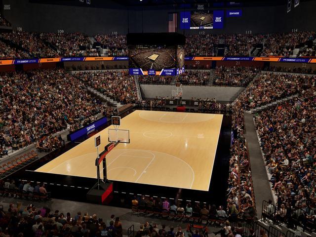 Mohegan Sun Arena - Section 122 Seat View