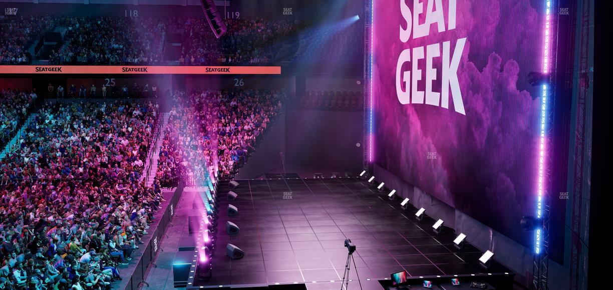 Mohegan Sun Arena - Section 14 Seat View