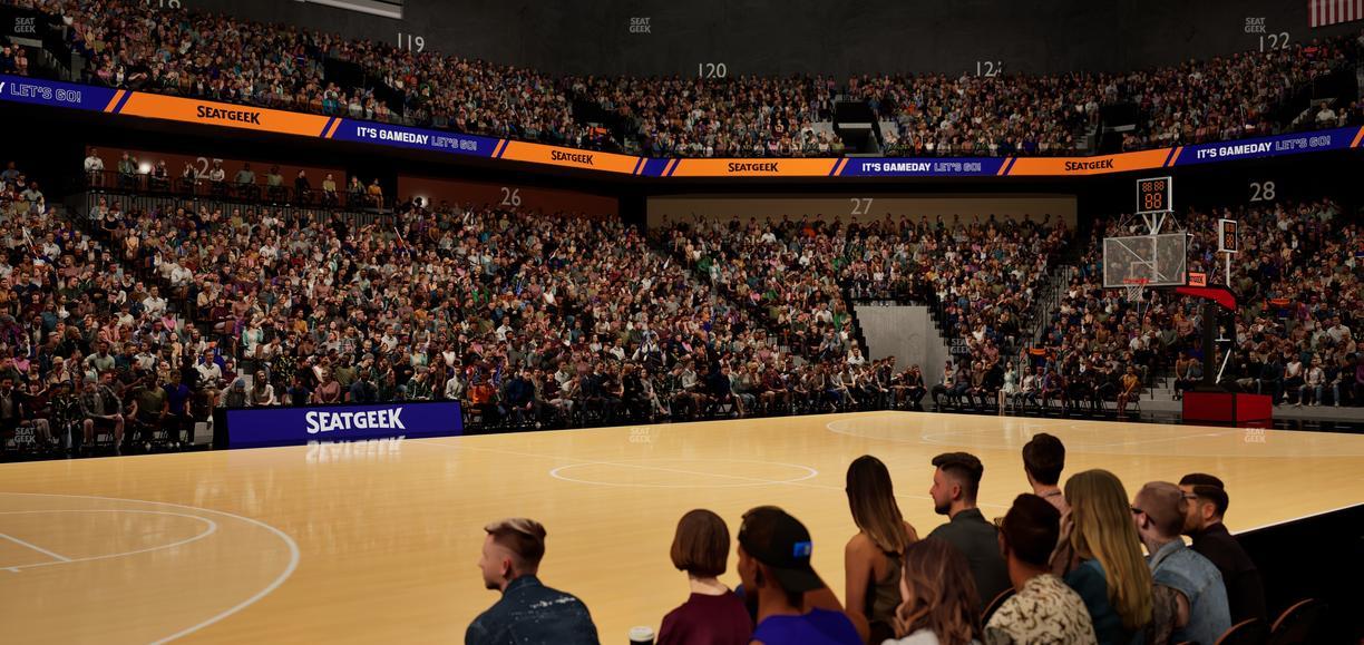 Mohegan Sun Arena - Section 17 Seat View