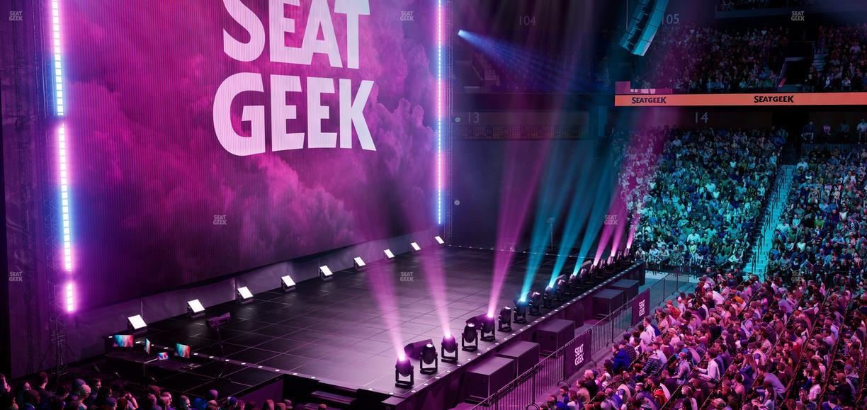 Mohegan Sun Arena - Section 25 Seat View