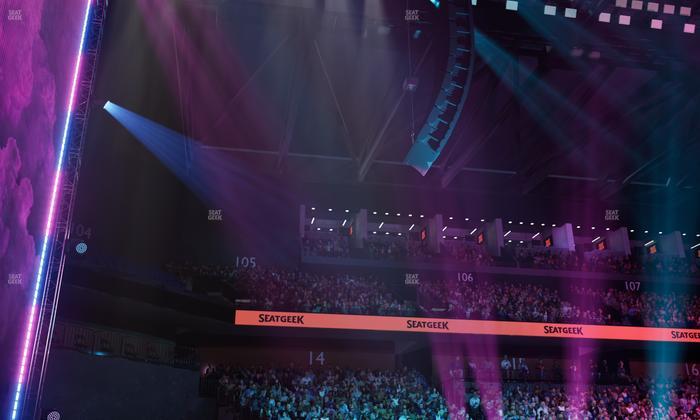 Mohegan Sun Arena - Section 28 Seat View