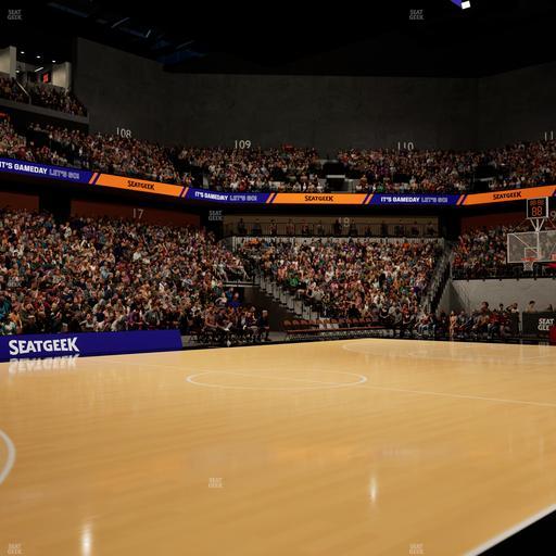 Mohegan Sun Arena - Section Courtside A Seat View