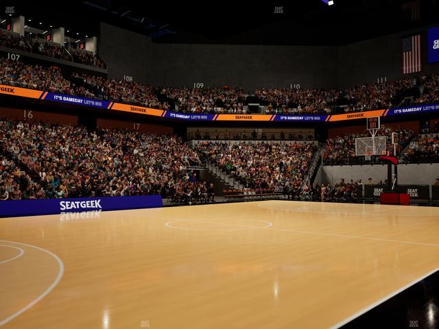 Mohegan Sun Arena - Section Courtside A Seat View