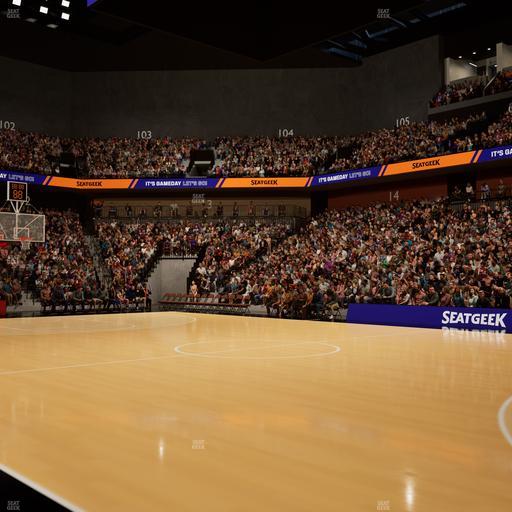 Mohegan Sun Arena - Section Courtside B Seat View
