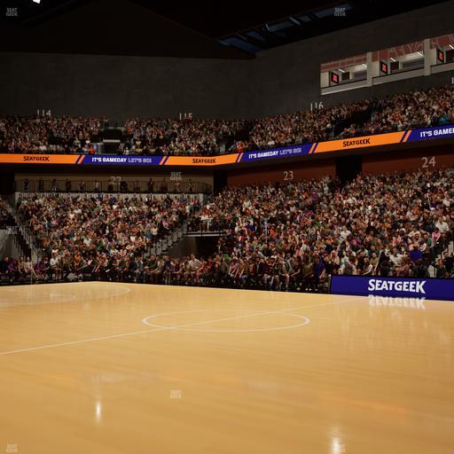 Mohegan Sun Arena - Section Courtside H Seat View
