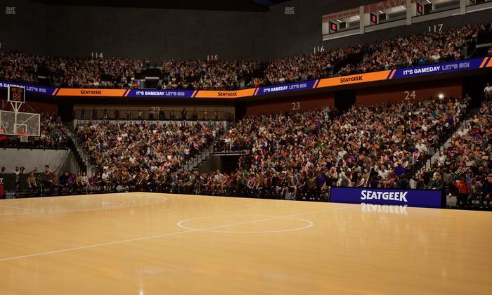 Mohegan Sun Arena - Section Courtside H Seat View
