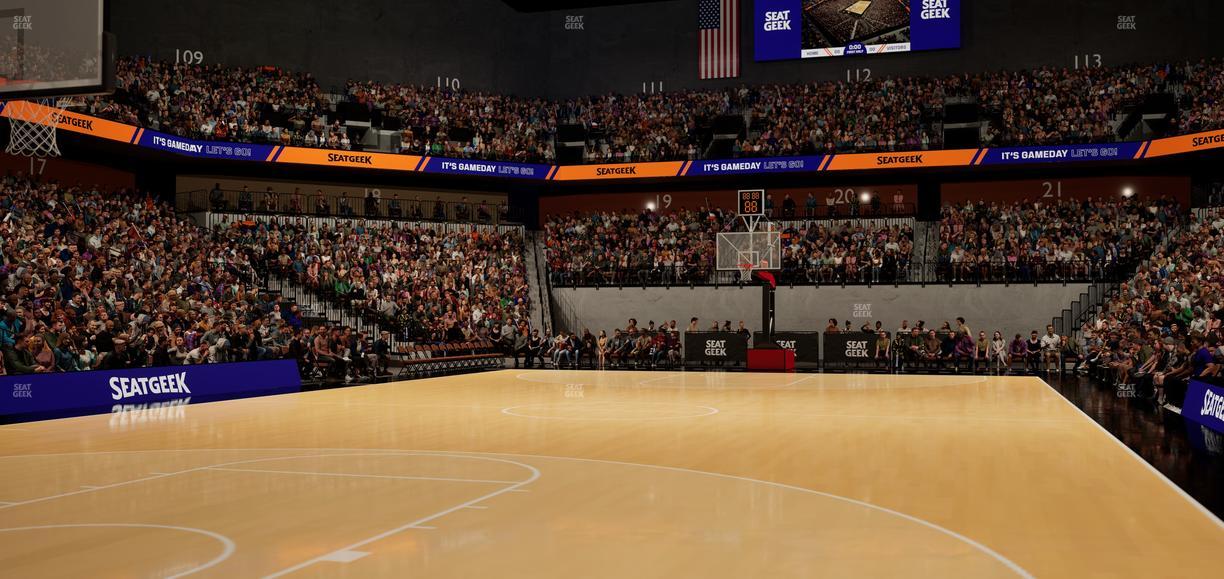 Mohegan Sun Arena - Section Courtside S 1 Seat View
