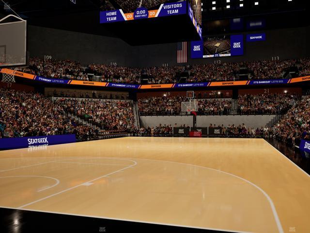 Mohegan Sun Arena - Section Courtside S 1 Seat View
