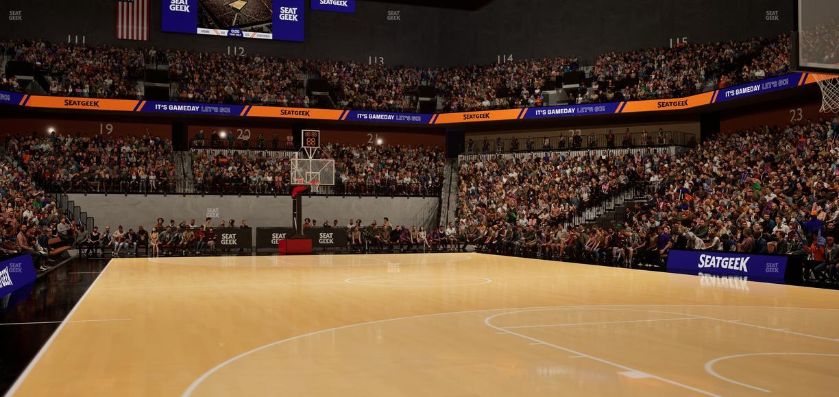 Mohegan Sun Arena - Section Courtside S 2 Seat View
