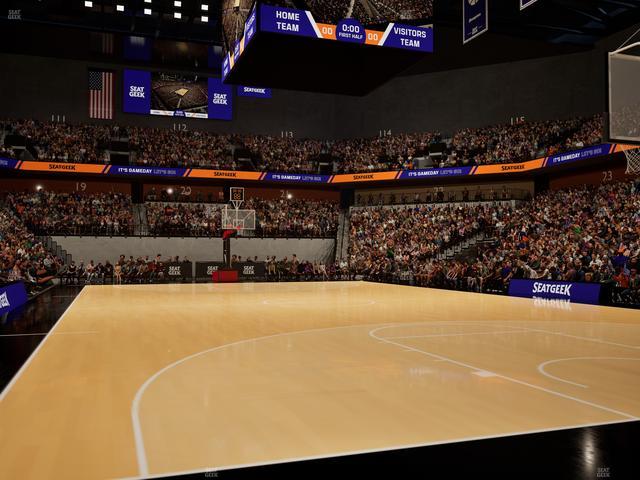 Mohegan Sun Arena - Section Courtside S 2 Seat View