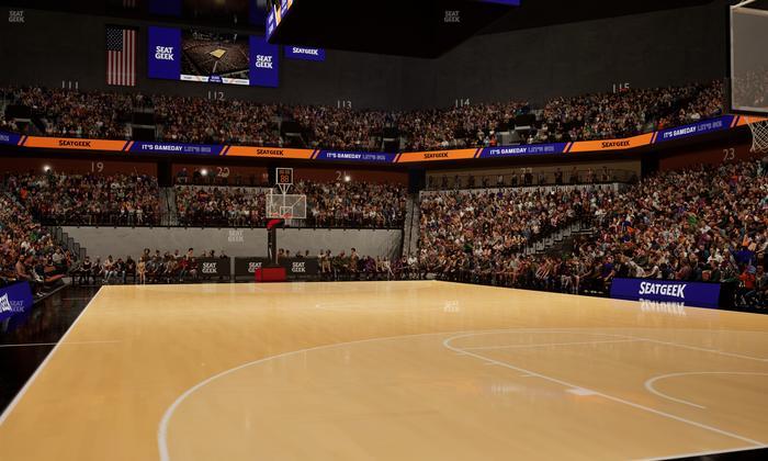 Mohegan Sun Arena - Section Courtside S 2 Seat View