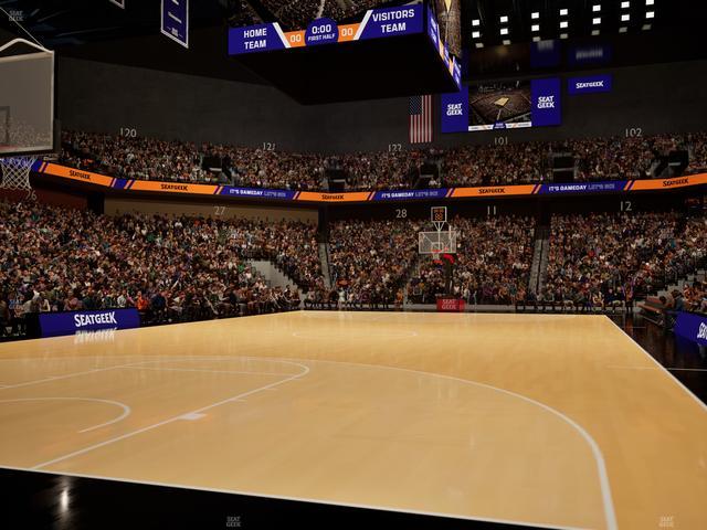 Mohegan Sun Arena - Section Courtside S 3 Seat View