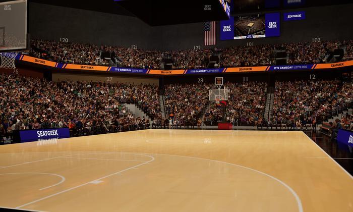 Mohegan Sun Arena - Section Courtside S 3 Seat View