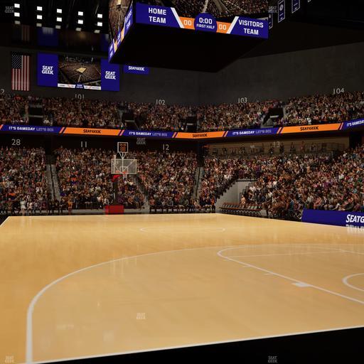Mohegan Sun Arena - Section Courtside S 4 Seat View