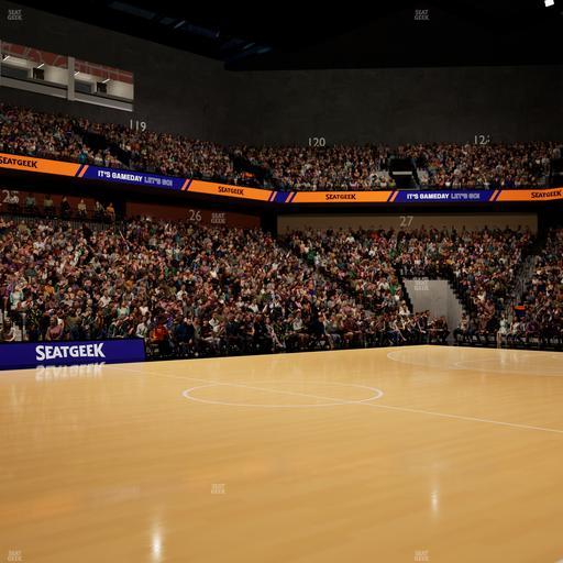 Mohegan Sun Arena - Section Courtside V Seat View