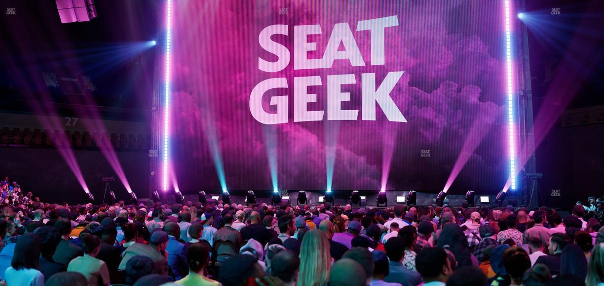 Mohegan Sun Arena - Section Floor 4 Seat View