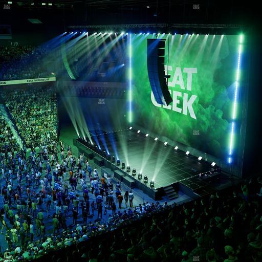 Mohegan Sun Arena - Section Suites Seat View