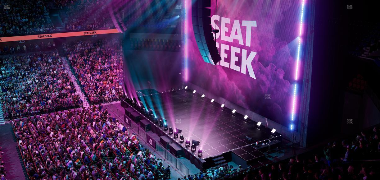 Mohegan Sun Arena - Section Suites Seat View