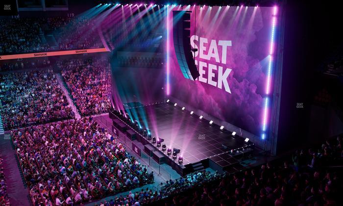 Mohegan Sun Arena - Section Suites Seat View