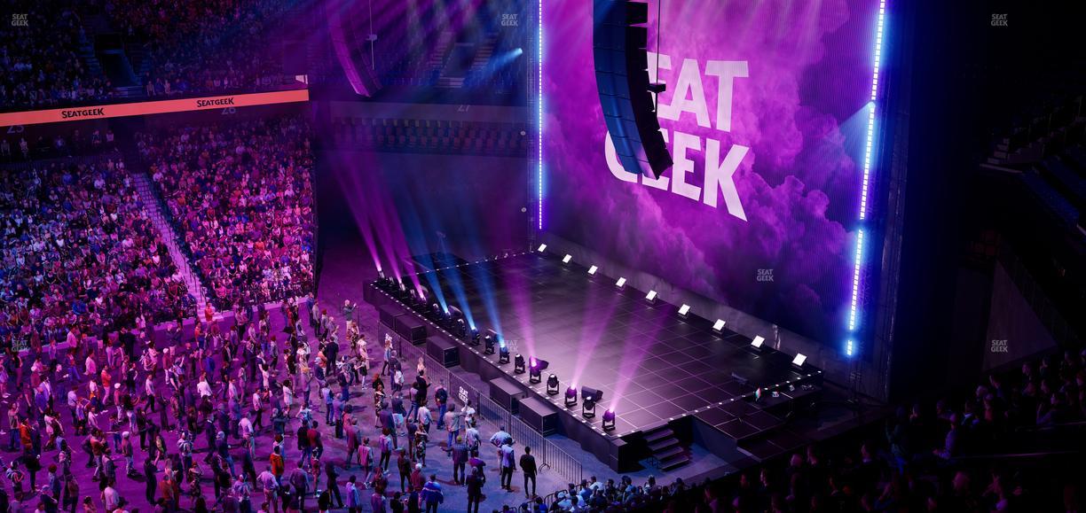 Mohegan Sun Arena - Section Suites Seat View