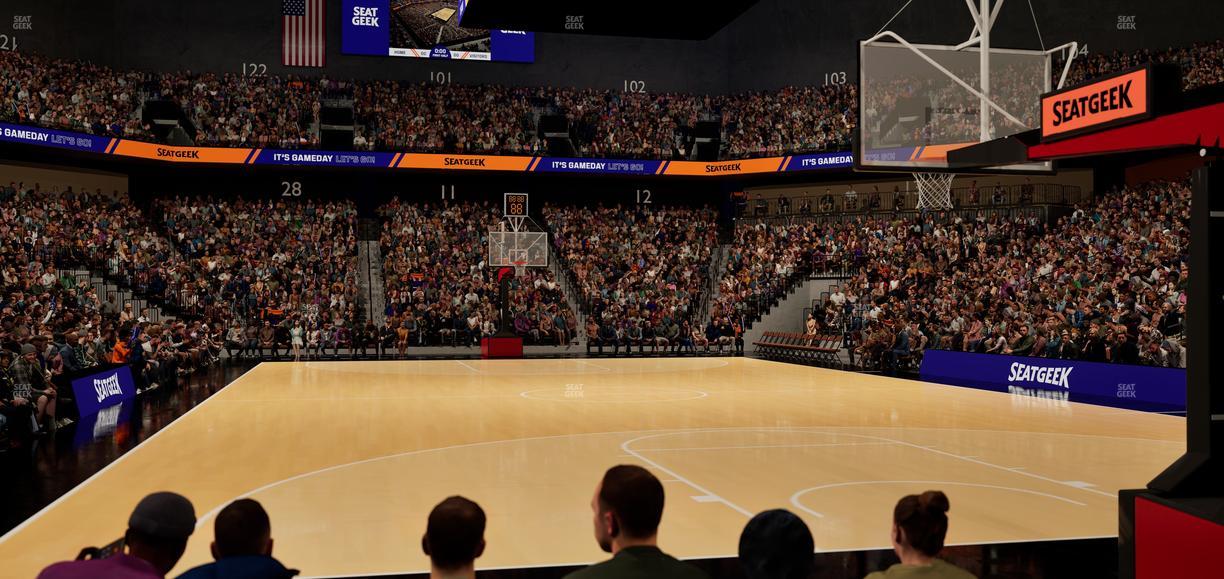 Mohegan Sun Arena - Section Table 4 Seat View