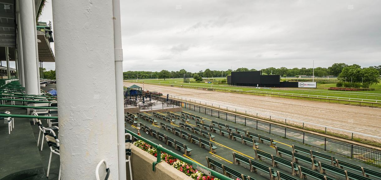 Monmouth Park - Section Clubhouse Box 1 Seat View