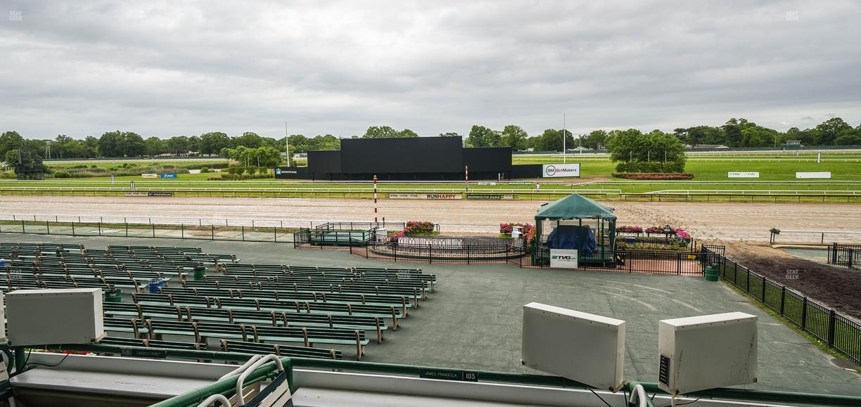 Monmouth Park - Section Clubhouse Box 105 Seat View