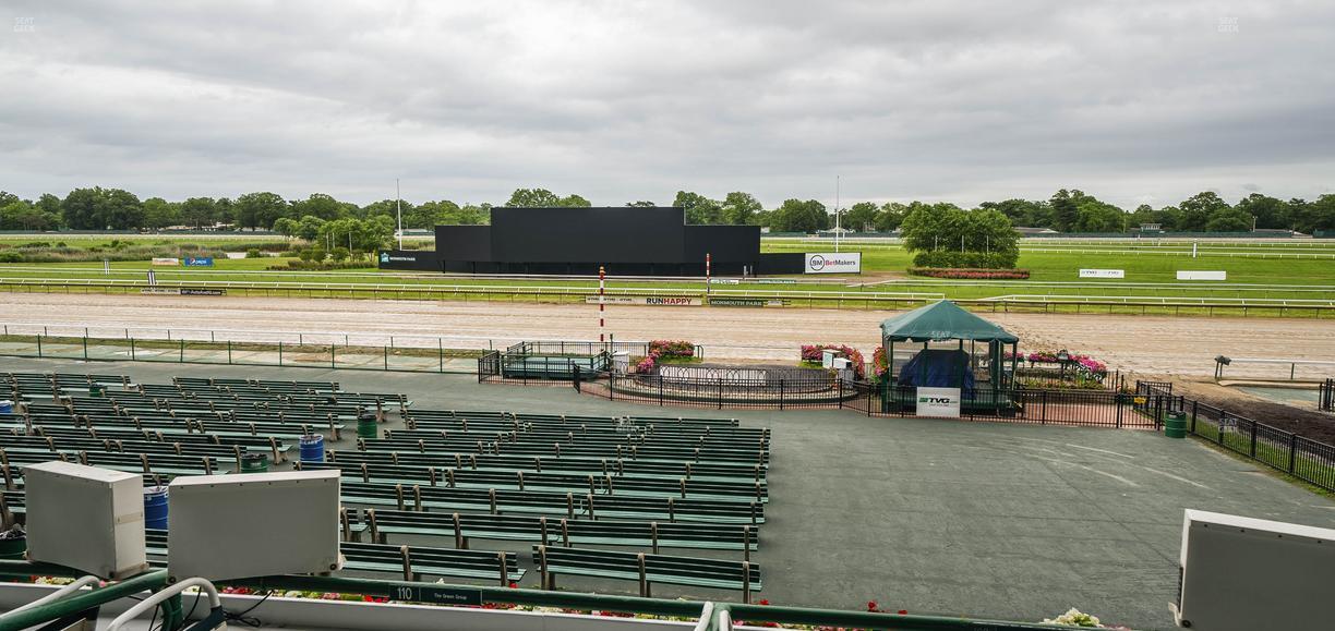 Monmouth Park - Section Clubhouse Box 111 Seat View