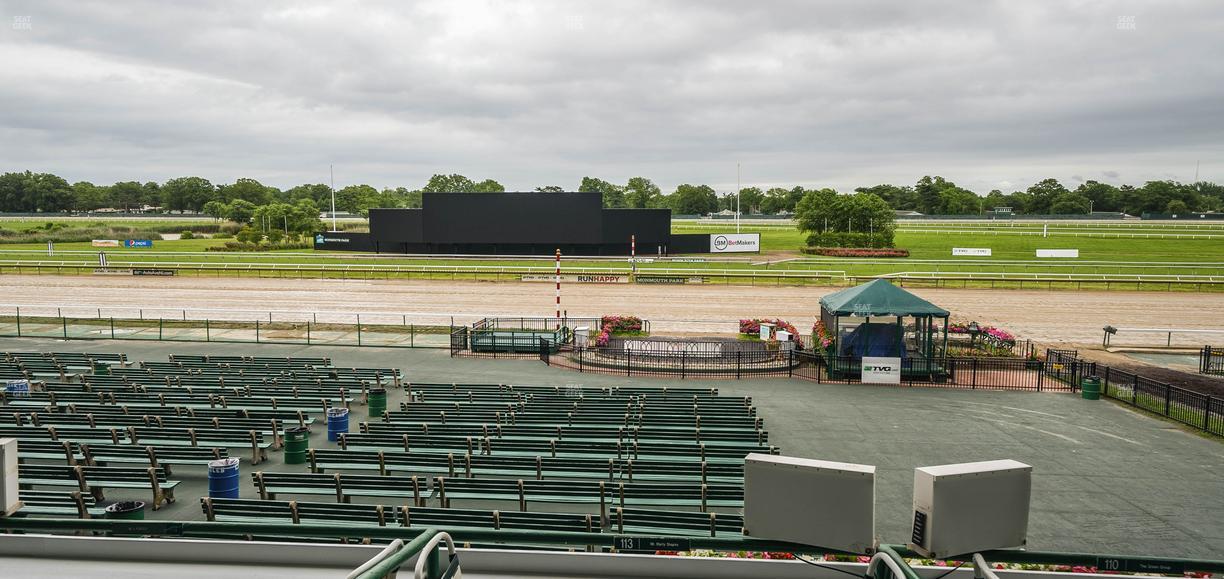 Monmouth Park - Section Clubhouse Box 115 Seat View
