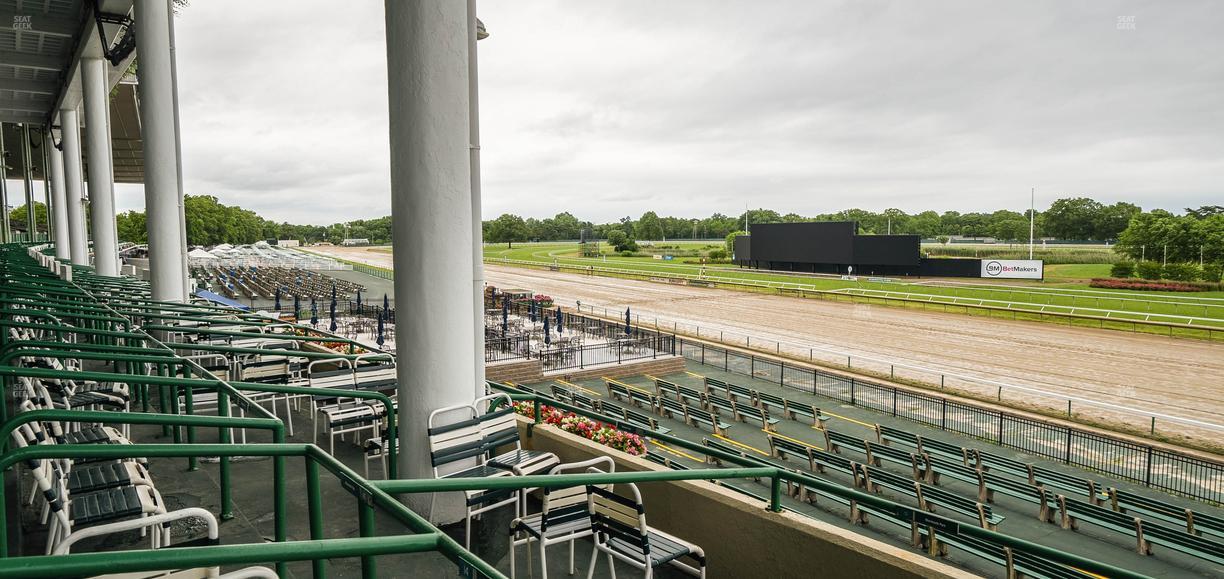 Monmouth Park - Section Clubhouse Box 12 A Seat View