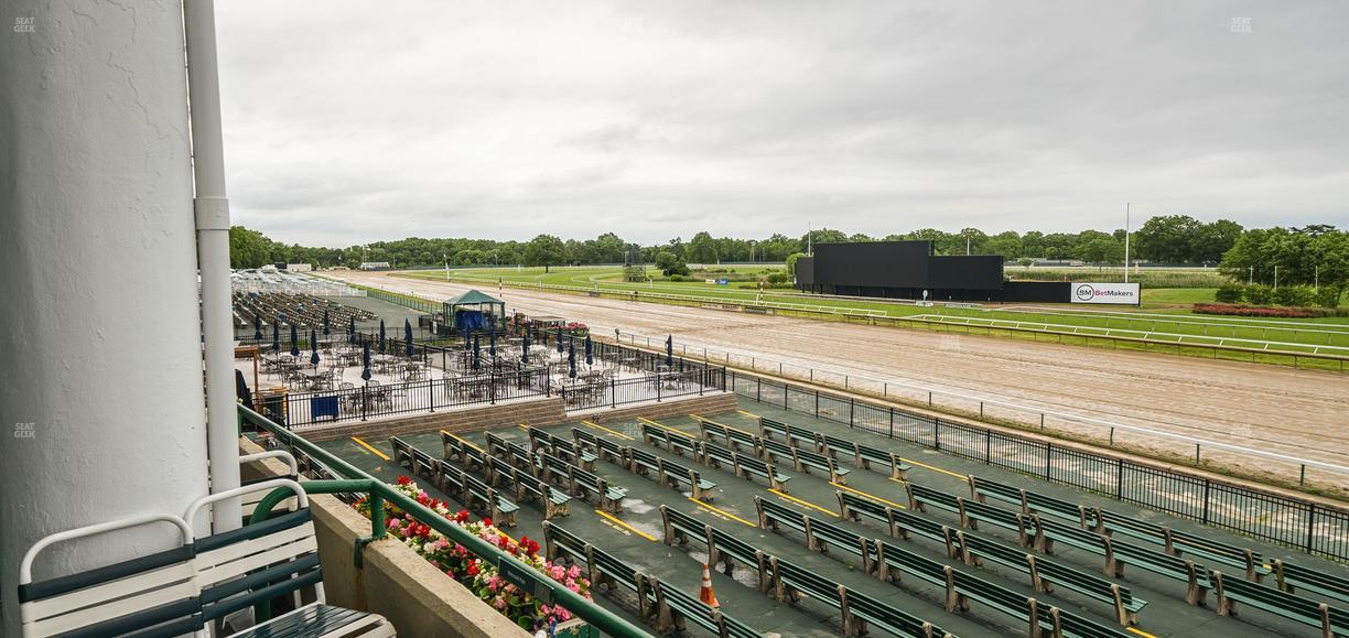 Monmouth Park - Section Clubhouse Box 12 Seat View