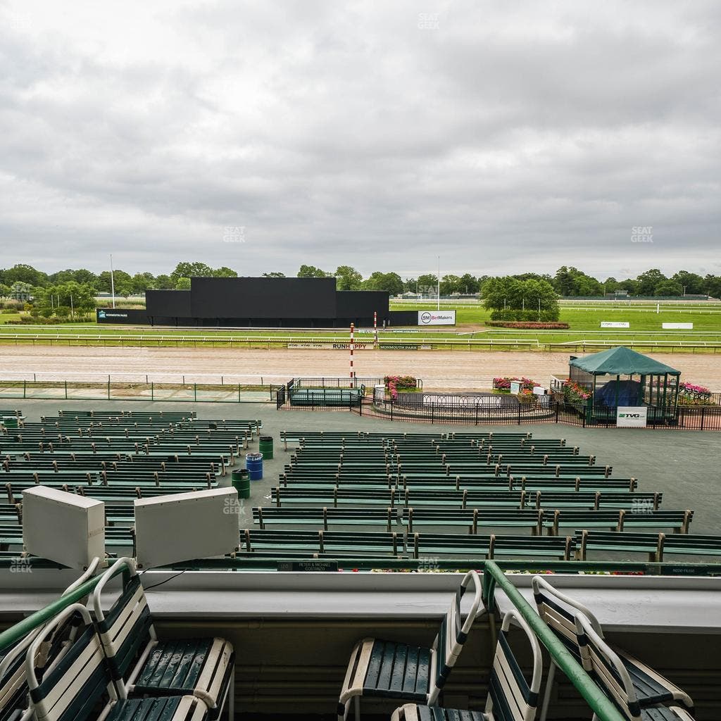 Monmouth Park - Section Clubhouse Box 122 Seat View