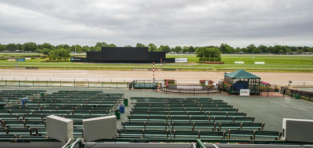 Monmouth Park - Section Clubhouse Box 122 Seat View