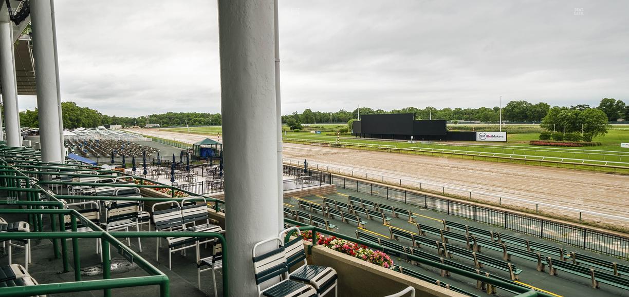 Monmouth Park - Section Clubhouse Box 14 Seat View
