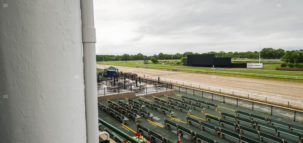 Monmouth Park - Section Clubhouse Box 15 Seat View