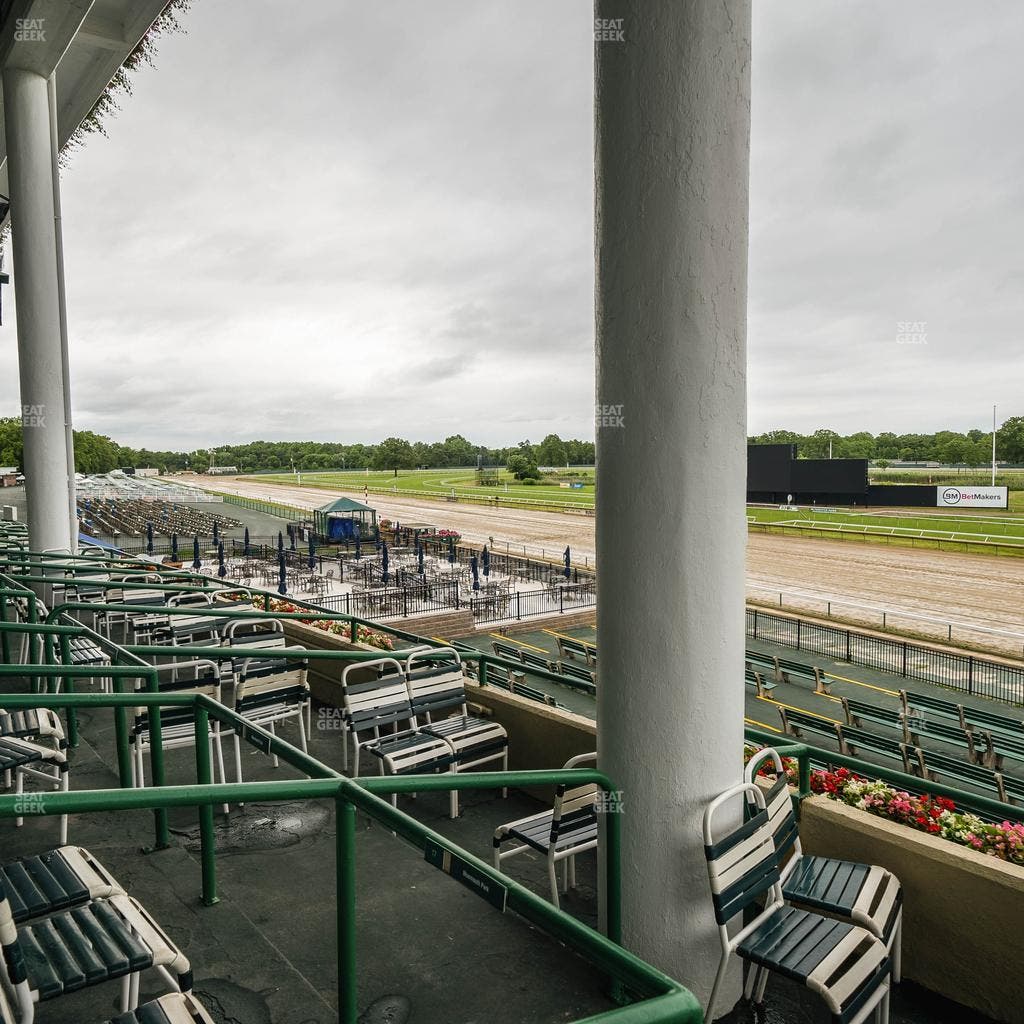 Monmouth Park - Section Clubhouse Box 16 Seat View