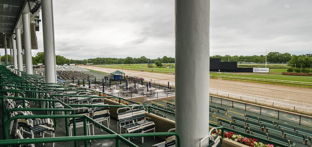 Monmouth Park - Section Clubhouse Box 16 Seat View