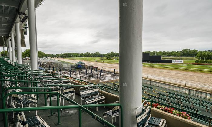 Monmouth Park - Section Clubhouse Box 16 Seat View