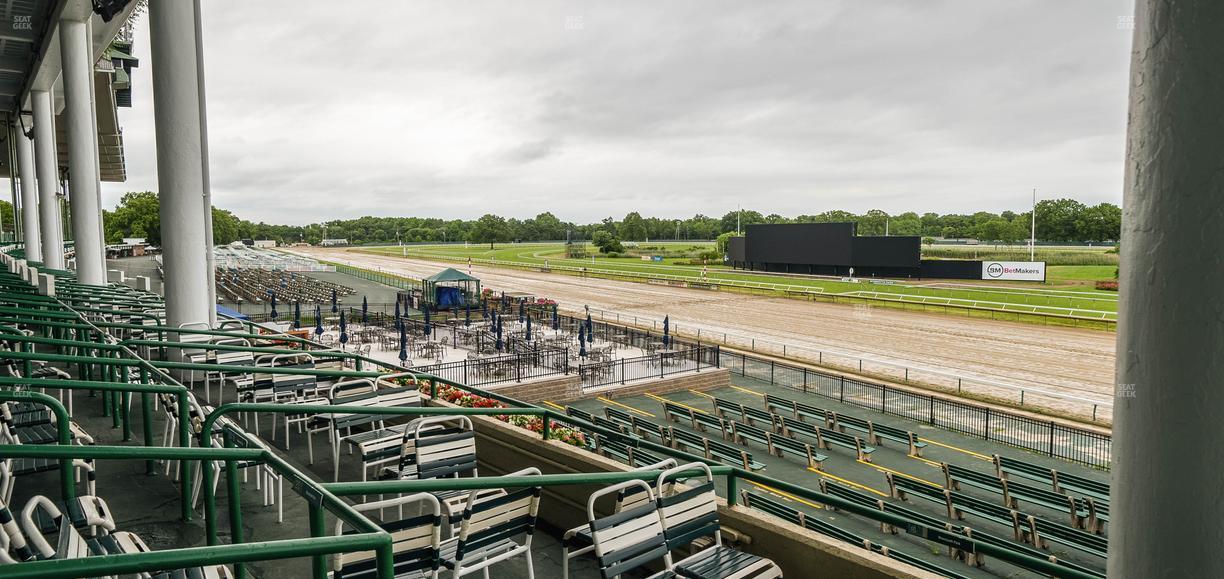 Monmouth Park - Section Clubhouse Box 17 Seat View