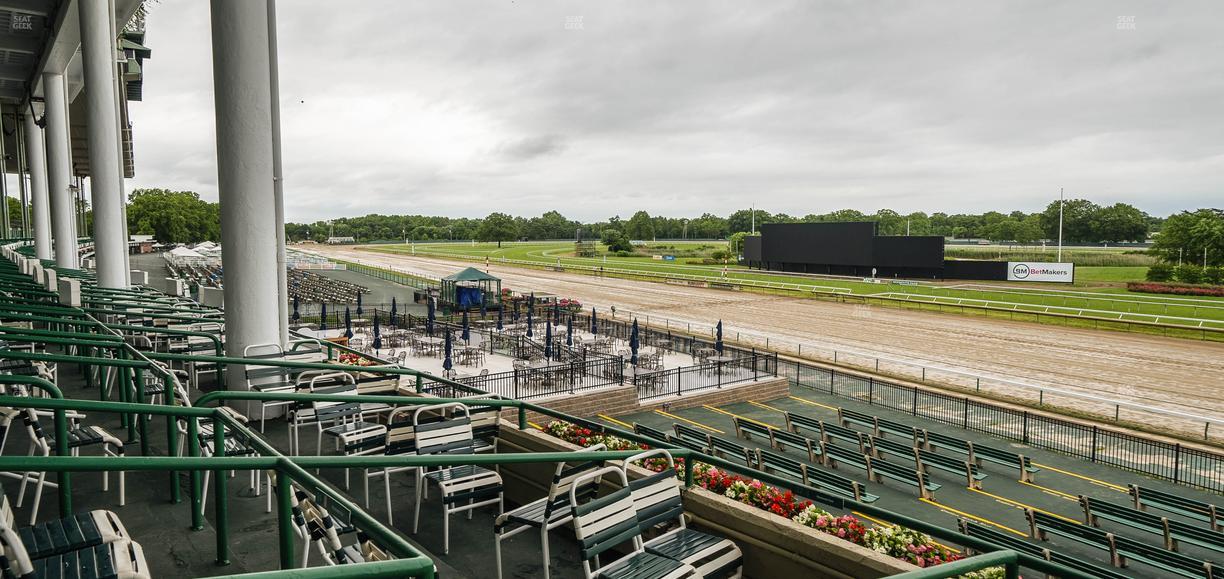 Monmouth Park - Section Clubhouse Box 20 Seat View