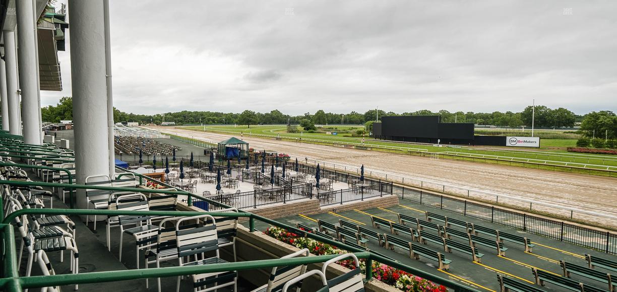 Monmouth Park - Section Clubhouse Box 23 Seat View